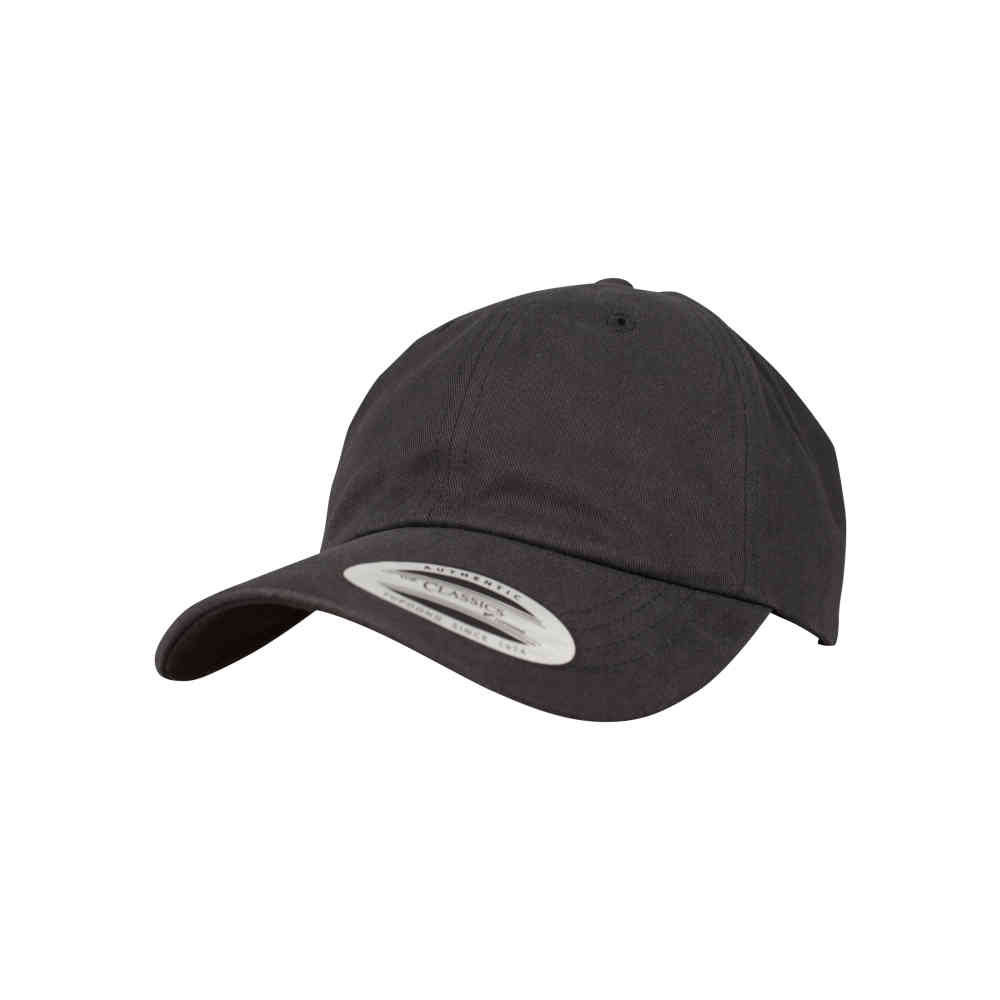 Flexfit - Peached Cotton Twill Dad Cap black one size Casquette - Noir